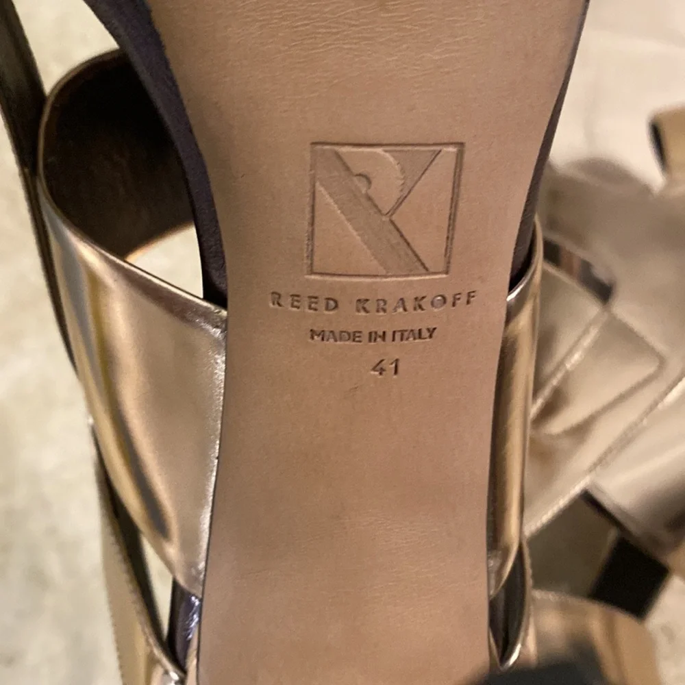 Reed Krakoff Rose Gold Heels size 10.5 NIB - Picture 5 of 10